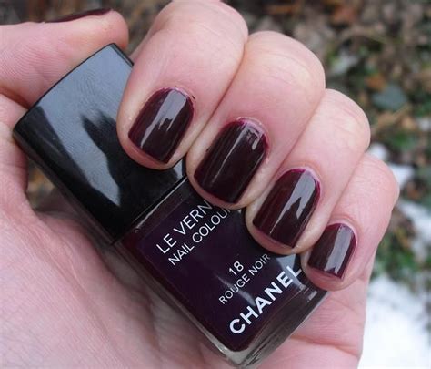 chanel rouge noir nagellak|chanel longwear nails.